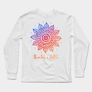 Mandala Long Sleeve T-Shirt